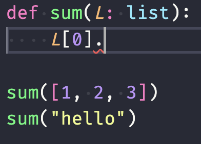Type des éléments inconnu